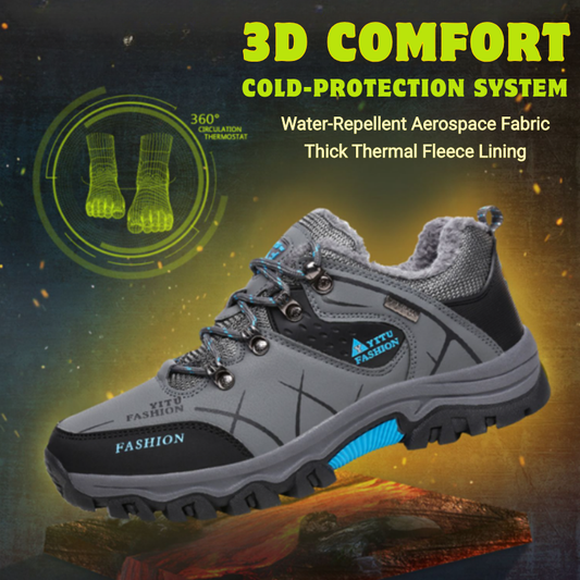 Latest Men's Genuine Leather Non-Slip Waterproof Outdoor Hiking Shoes