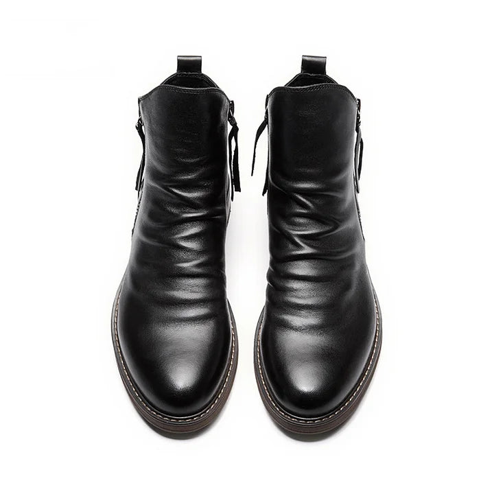 (🔥🎁Lowest Price - 70% Discount) Italian Handmade Embossed Genuine Leather Chelsea Boots