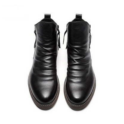 (🔥🎁Lowest Price - 70% Discount) Italian Handmade Embossed Genuine Leather Chelsea Boots