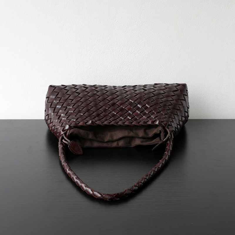 Personalized Name Braided Charm Tote Bag