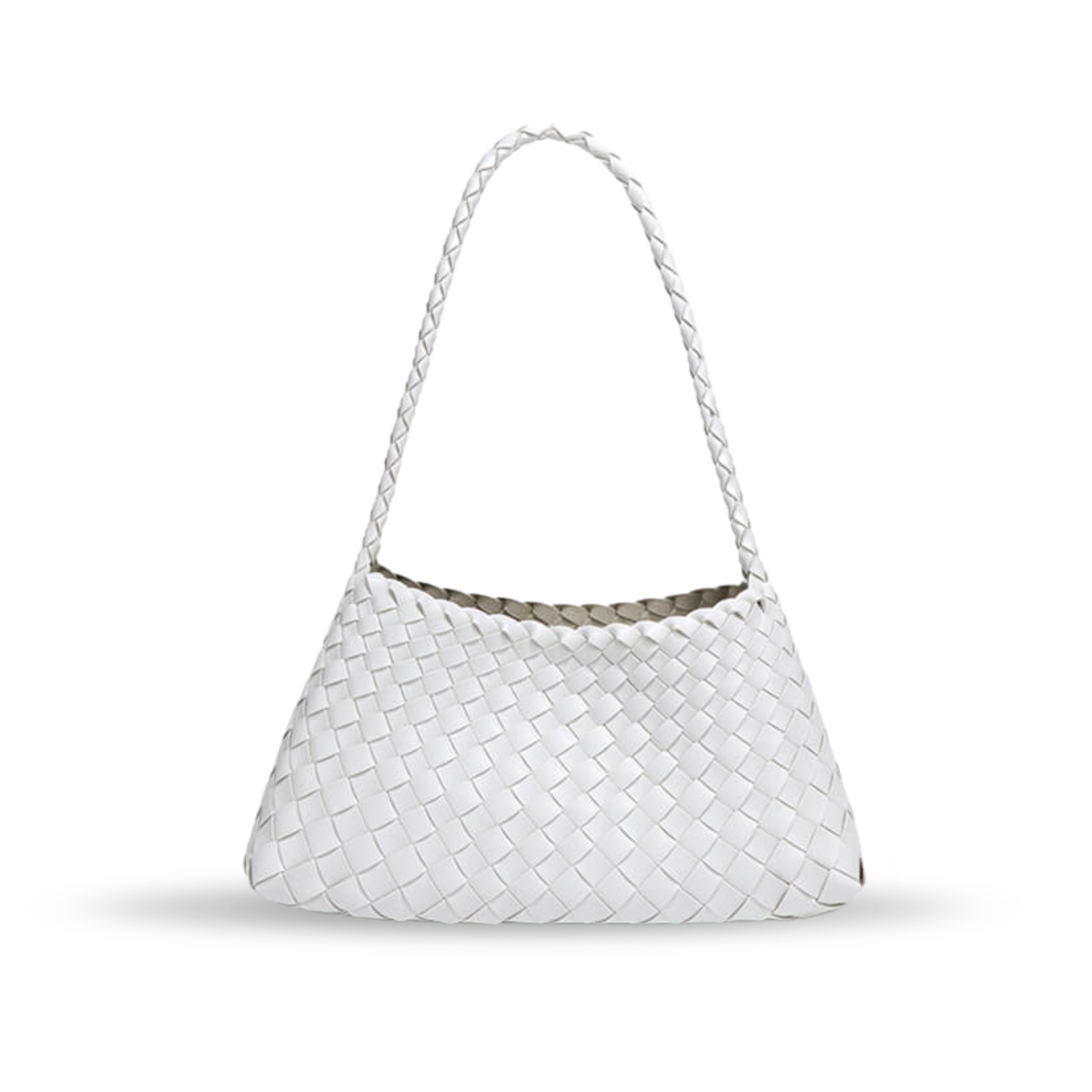 Personalized Name Braided Charm Tote Bag