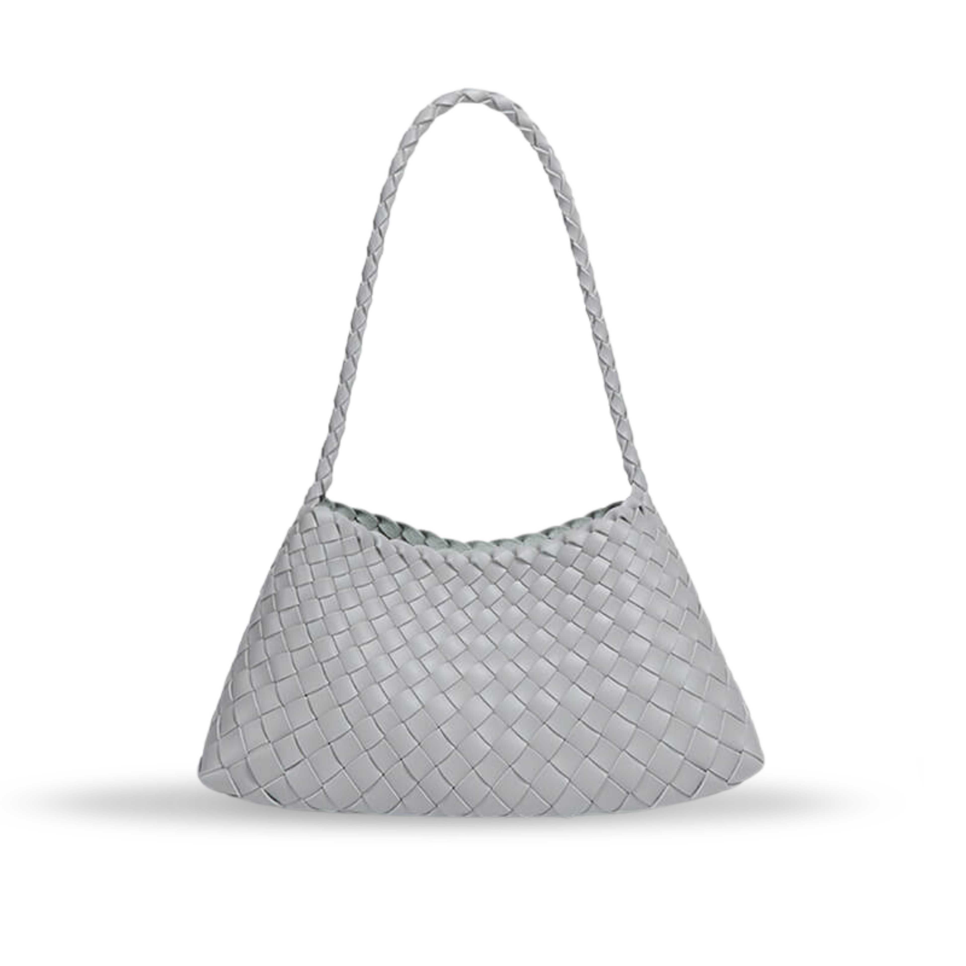 Personalized Name Braided Charm Tote Bag