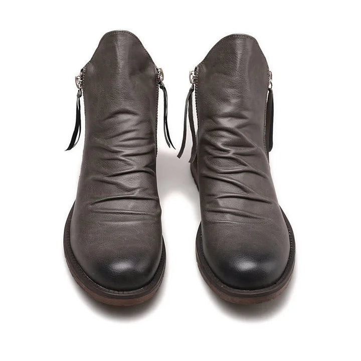 (🔥🎁Lowest Price - 70% Discount) Italian Handmade Embossed Genuine Leather Chelsea Boots