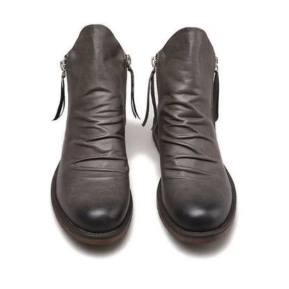 (🔥🎁Lowest Price - 70% Discount) Italian Handmade Embossed Genuine Leather Chelsea Boots