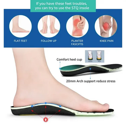 Molodoy®️ Mens Orthopedic Support Anti-Puncture Work Boots Waterproof Anti-Sprain Hiking Boots (🎁Free Socks Giveaway🧦)