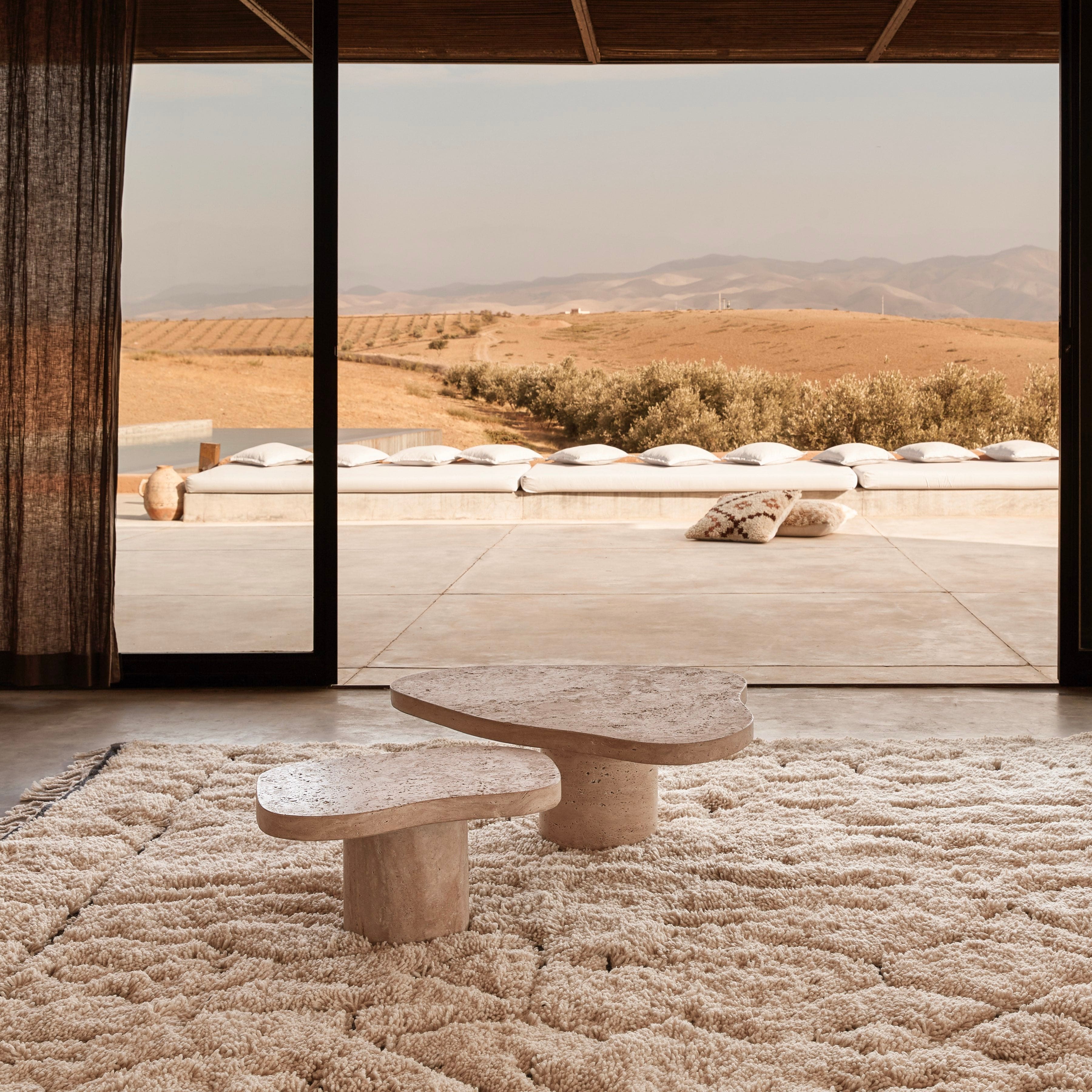 Nahla Hand-Knotted Beni Ourain Area Rug