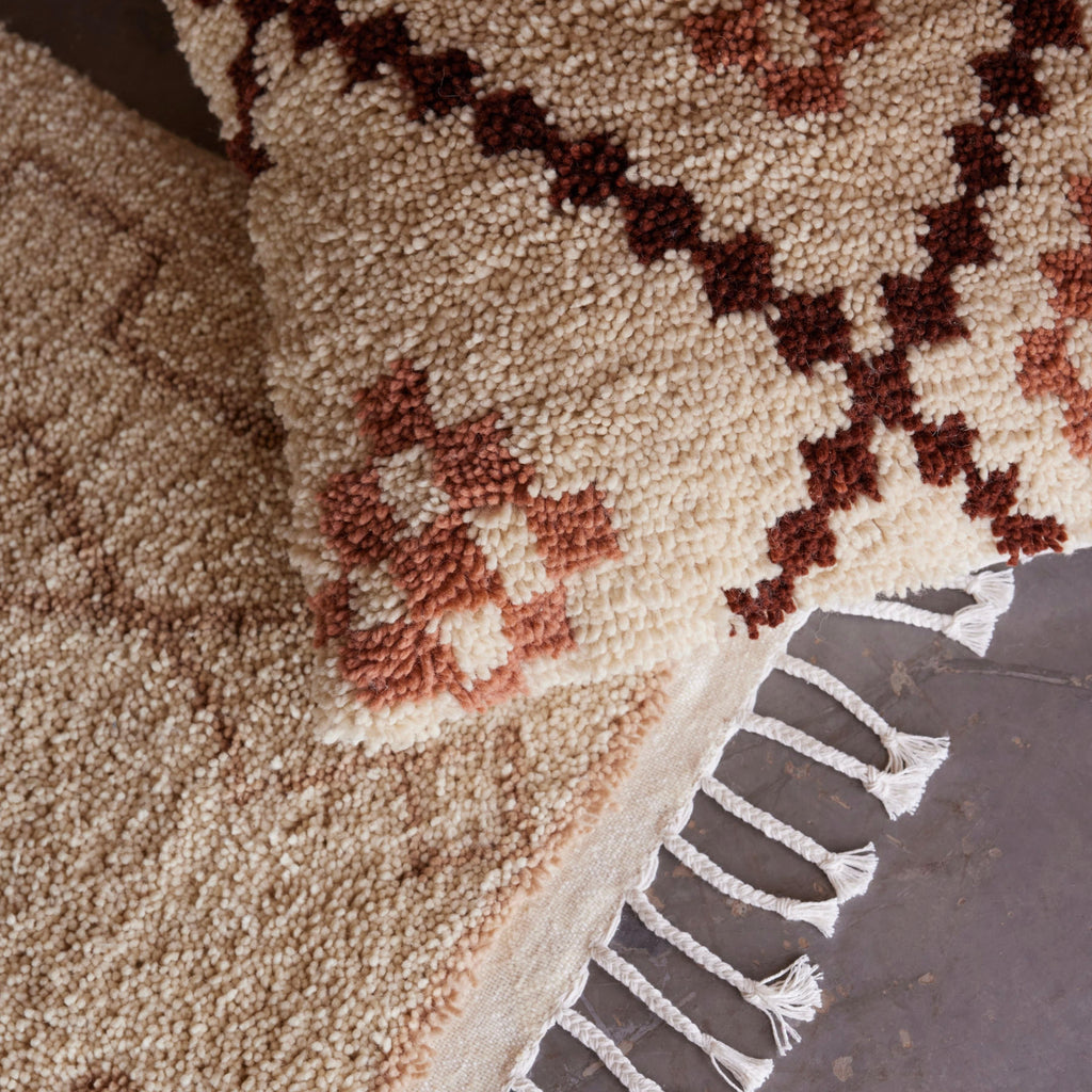 Rahim Hand-Knotted Beni Ourain Area Rug