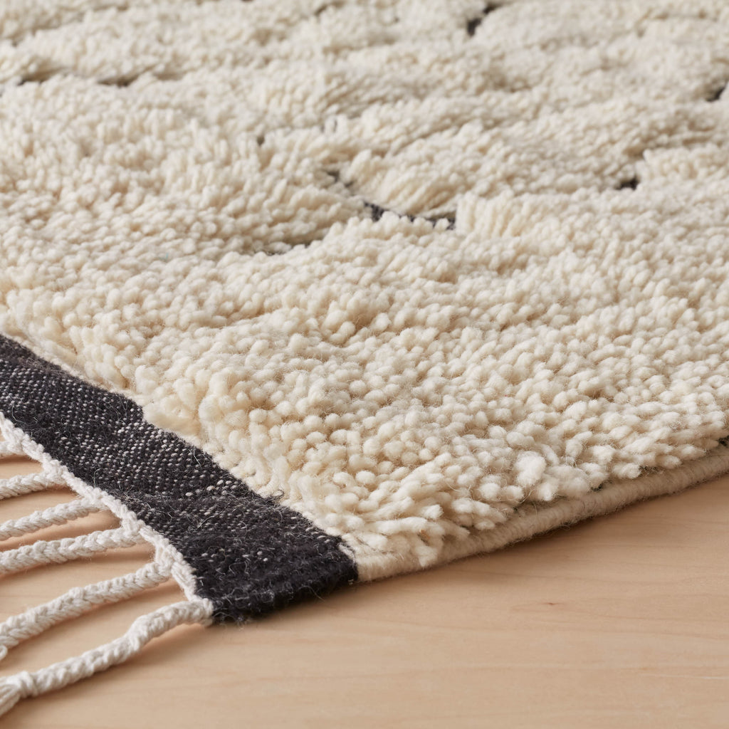 Nahla Hand-Knotted Beni Ourain Area Rug