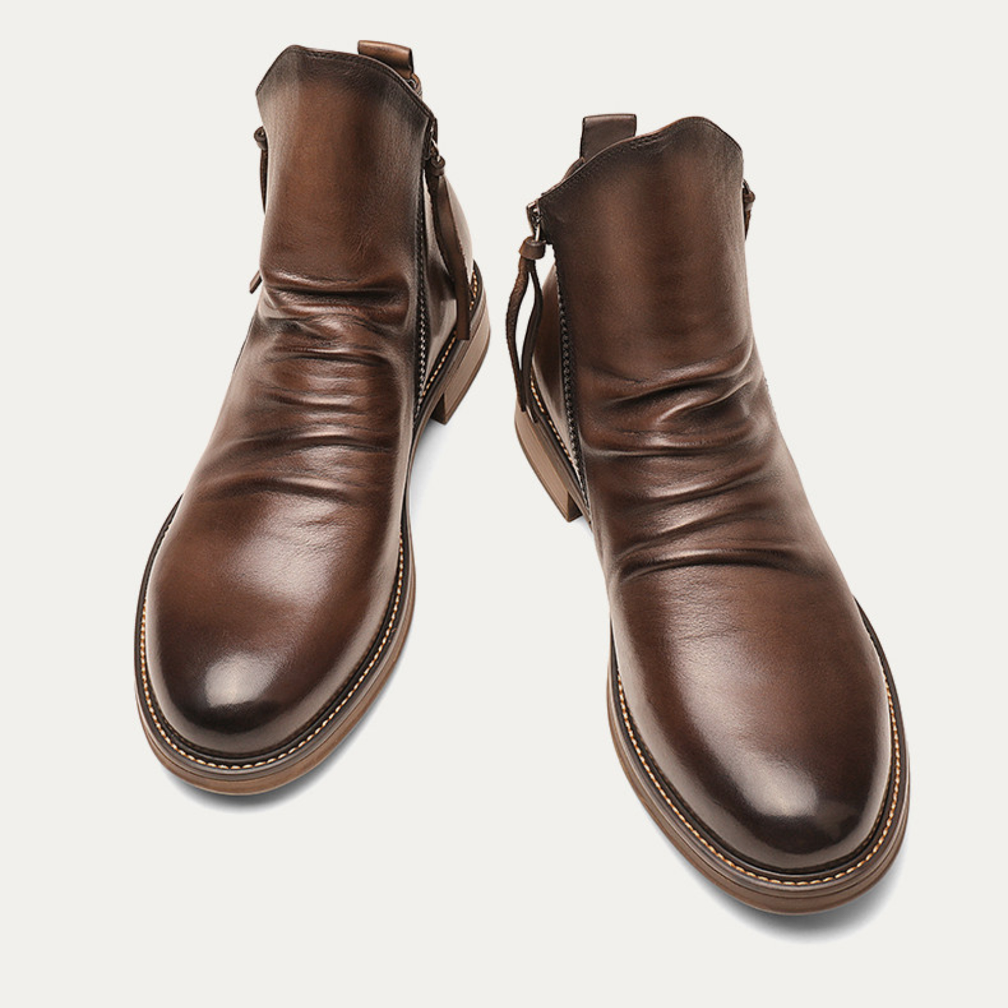 (🔥🎁Lowest Price - 70% Discount) Italian Handmade Embossed Genuine Leather Chelsea Boots