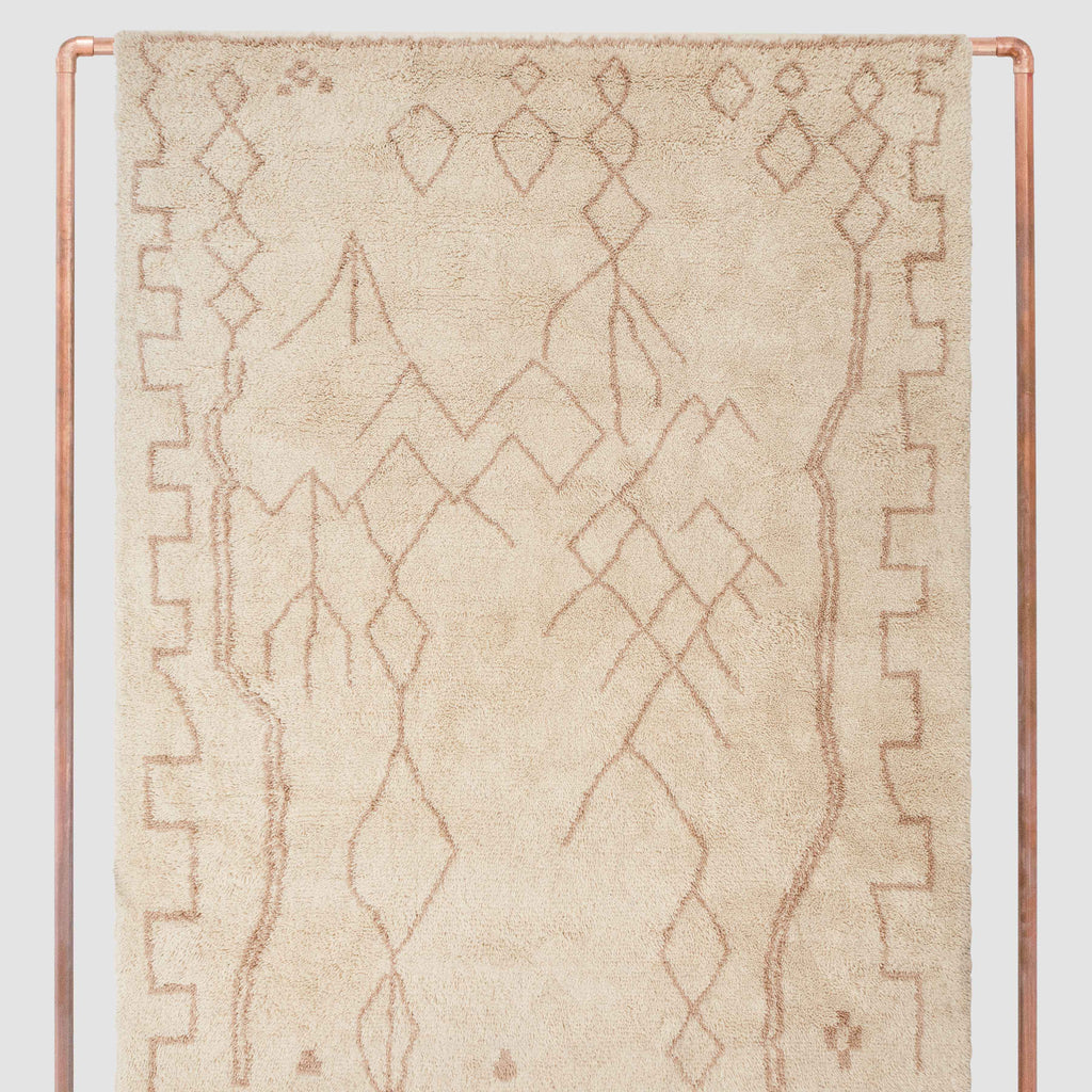 Rahim Hand-Knotted Beni Ourain Area Rug