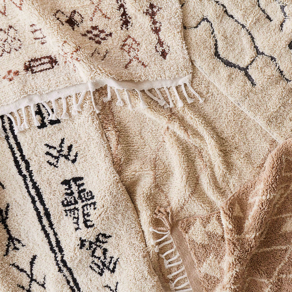 Salima Hand-Knotted Beni Ourain Accent Rug